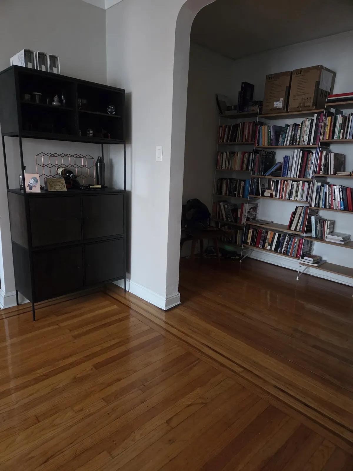Living room after cleaning
